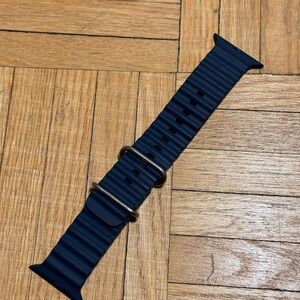 Apple - Ocean Band - Dark Blue Silicone Watch Band 49mm.